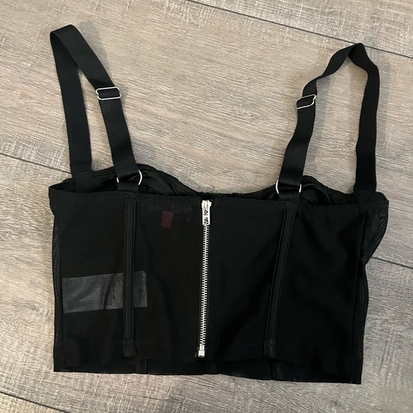 edikted black bustier / corset top - Picture 3 of 3